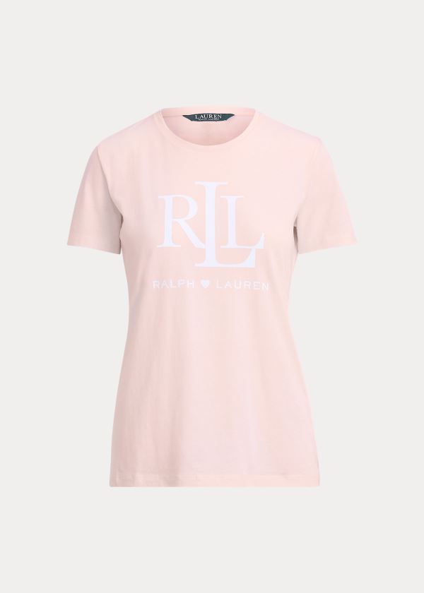 Ralph Lauren Pink Pony LRL Jersey T Shirt Dame Danmark (BHCGS2809)